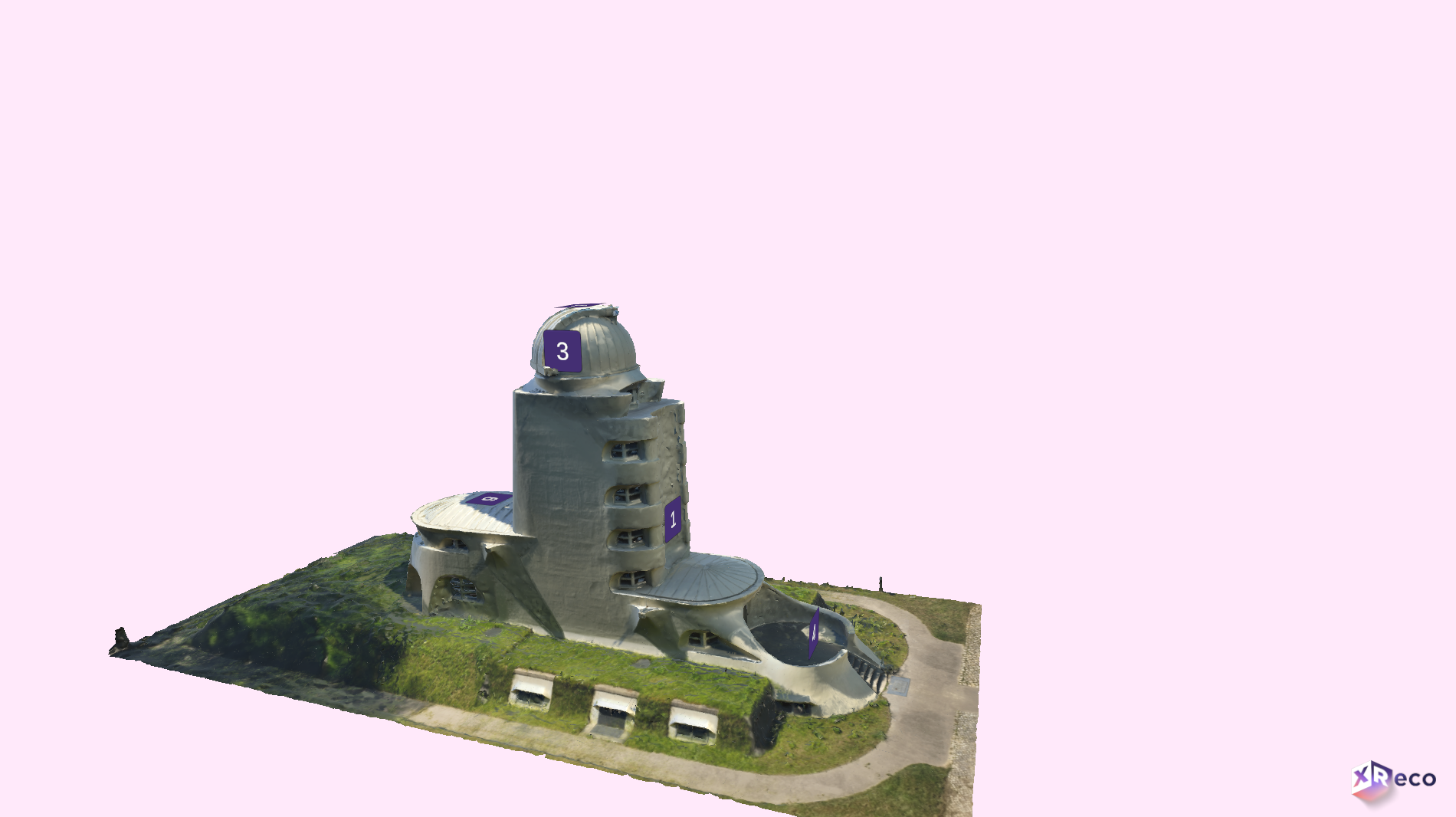 Figure-4_Einsteinturm-sfm XReco_Einstein Tower-Postdam Germany-sfm.