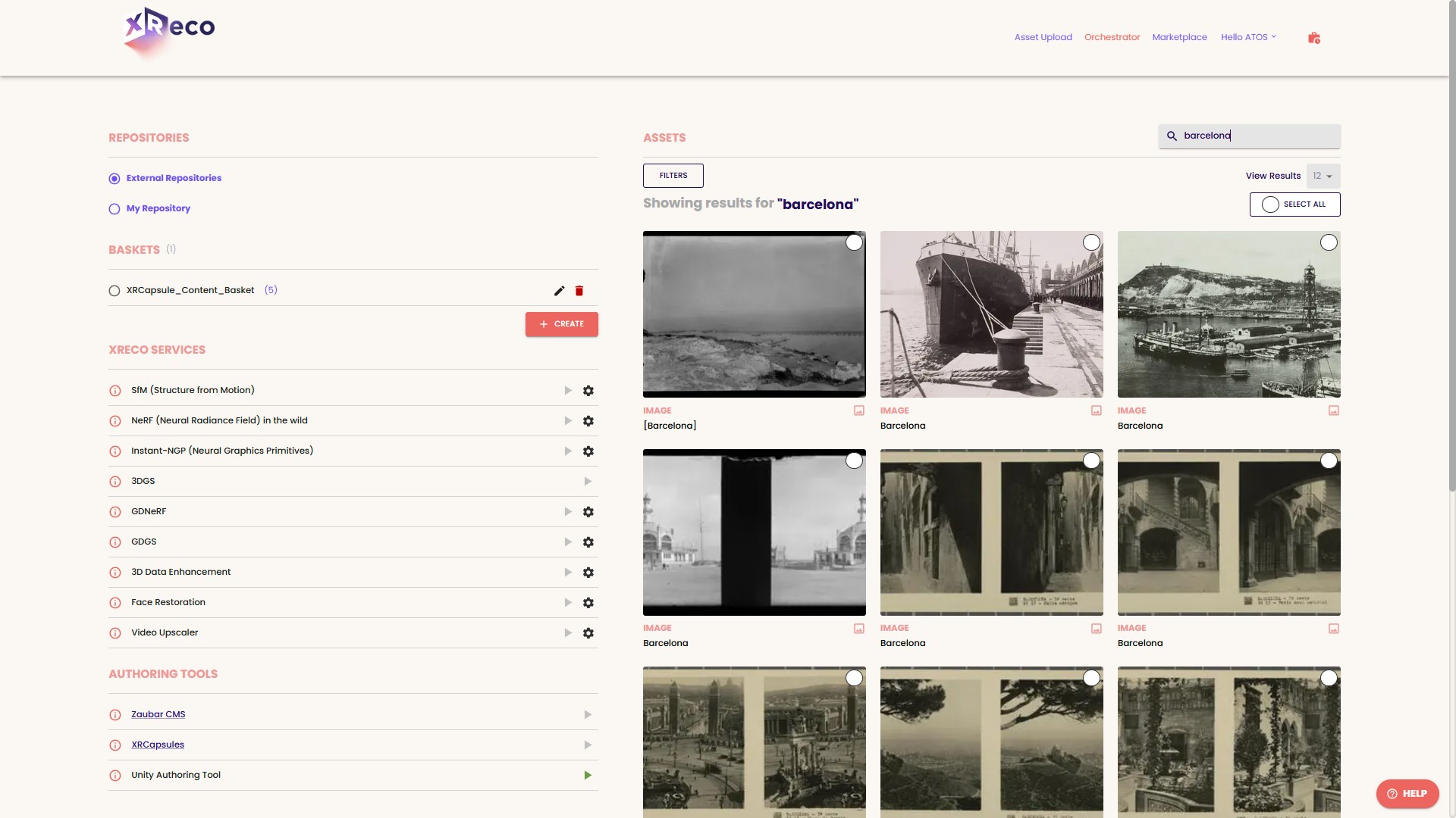 XReco Search Results for Barcelona